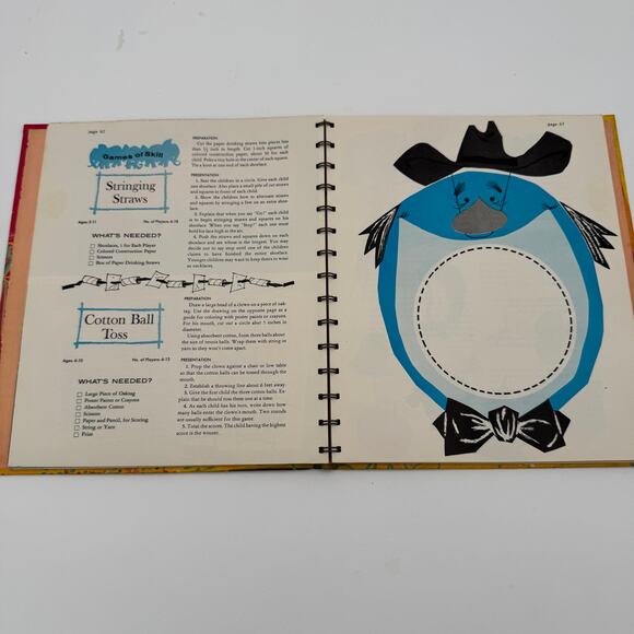 Vintage Betty Crocker Parties for Children Cookbook Games Full Party Plans 1964 - Picture 9 of 10